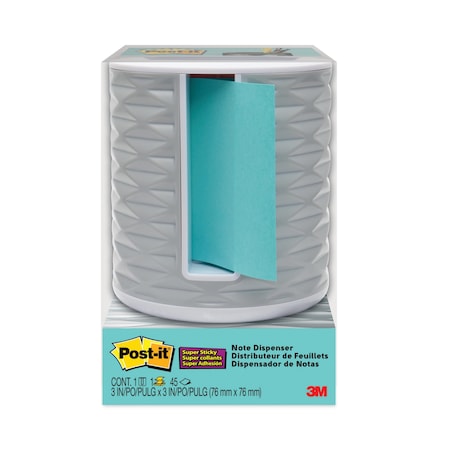 Post-It Vertical Pop-up Note Dispenser, 3" x 3", White ABS330W